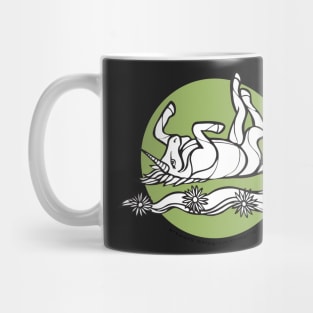 Rolling Unicorn — Inktober Unicorn illustration series Mug